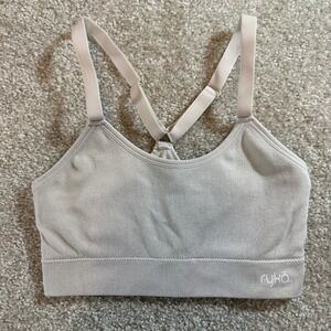 Ryka Womens Seamless Sports Bra Adjustable Straps Comfort Athletic Gym Yoga